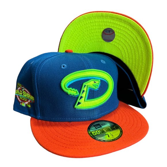 New Era Arizona Diamondbacks 59FIFTY Fitted Hat 2001 World Series Patch - Picture 1 of 10